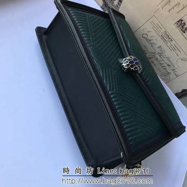 BVLGARI寶格麗 2018專櫃新型蛇頭包 蛇形繡線限定款 Bvlgari Serpenti Forever系列 286632 FYD1301